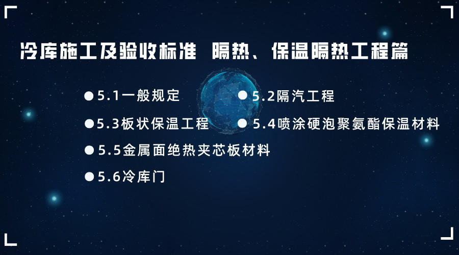 冷庫施工及驗收標準 GB51440-2021隔汽、保溫隔熱工程篇