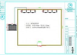 甘肅張掖高臺縣150平米蔬菜保鮮冷庫設計案例-萬能..